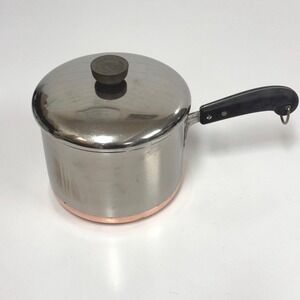 Vintage Revere Ware Copper Bottom 3 Quart Pot